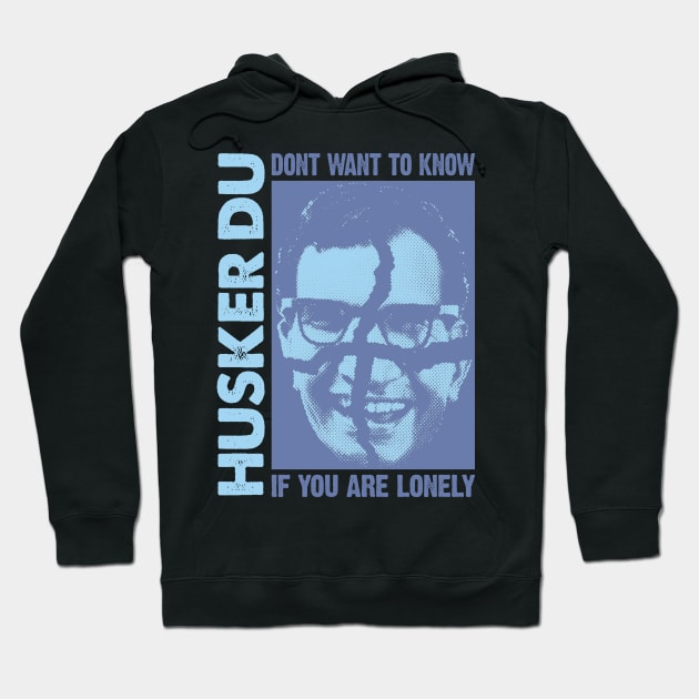 Husker Du - 80s Fanmade Hoodie by fuzzdevil